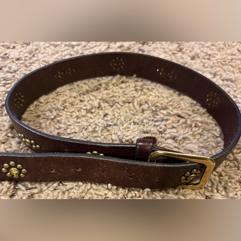 B-low the Belt Leather Brown Belt
